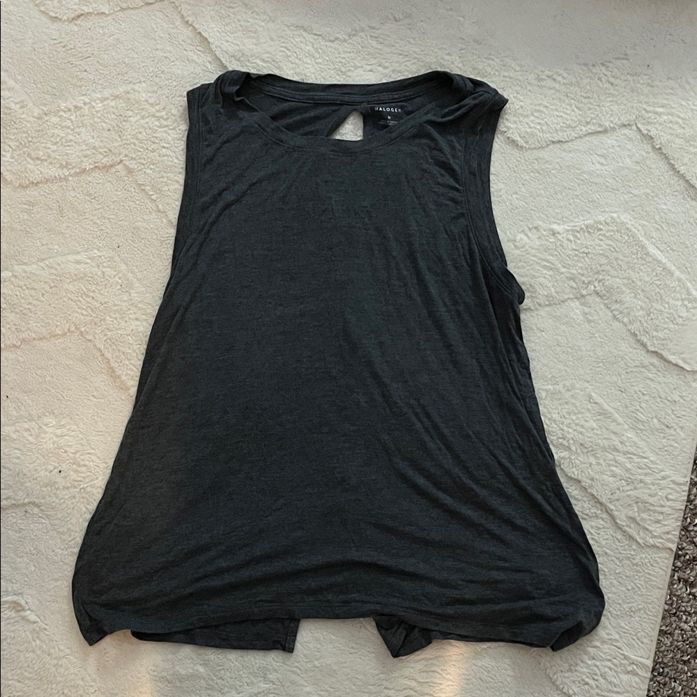 3 for $7 SALE Charcoal Sleeveless Workout Tee